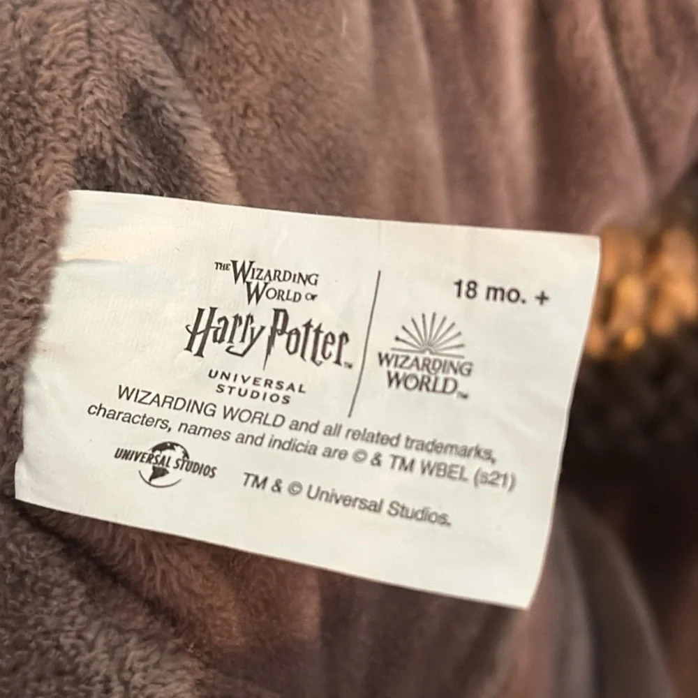Wizarding World Harry Potter White Unicorn 17” & Hagrid’s Dog Fang 13” Plush